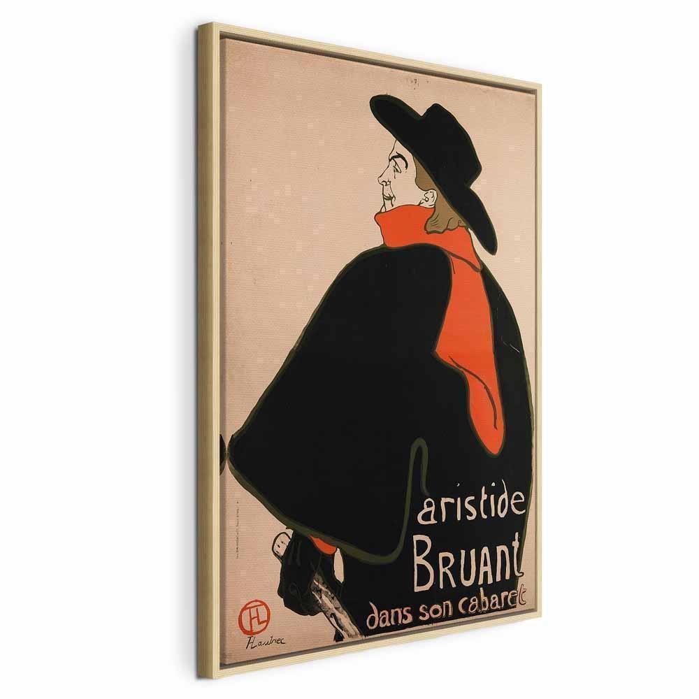 Leinwandbild - Aristide Bruant: Dans son cabaret (1 Part) Vertical