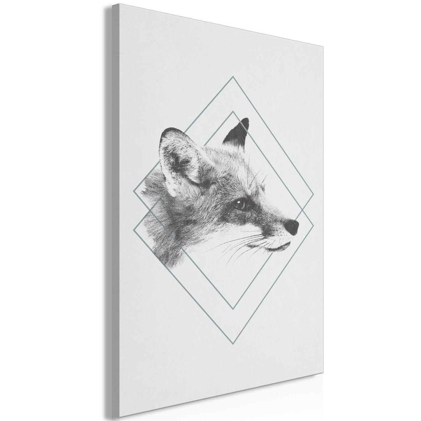 Wandbild Fuchs – Cleverer Blickfang auf Leinwand