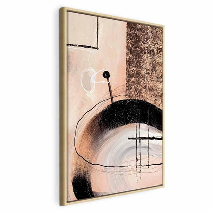 Leinwandbild - Art of Shapes (1-part) - Hand-Painted Abstract Artwork