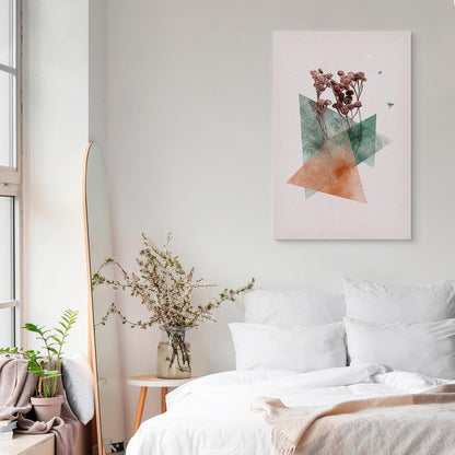 Leinwandbild - Modernist Flower (1 Part) Vertical