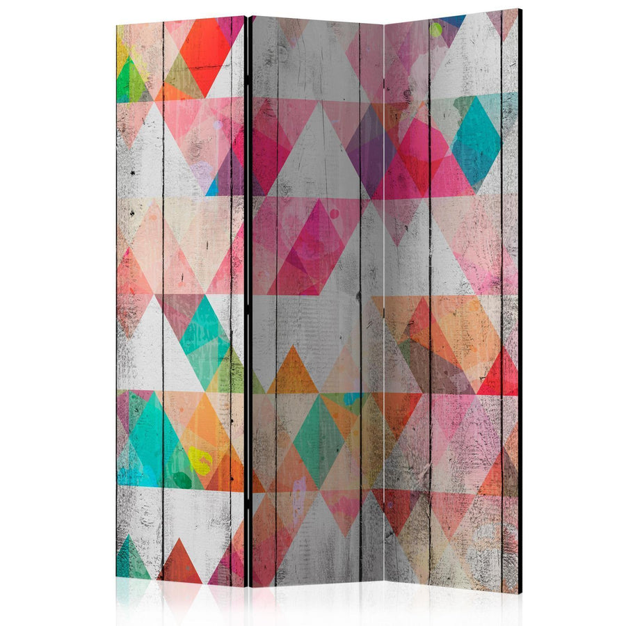Paravent - Rainbow Triangles Artgeist