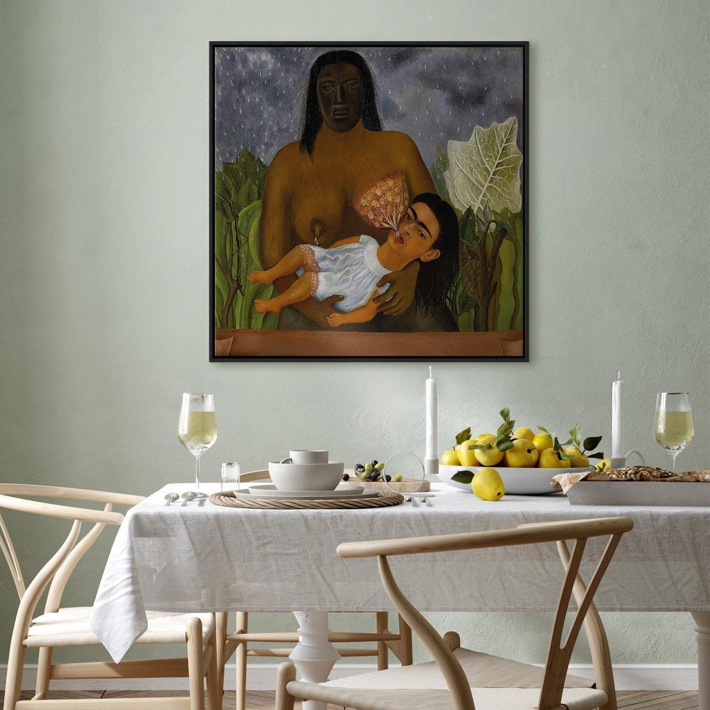 Leinwandbild - Frida Kahlo – My Nurse and I