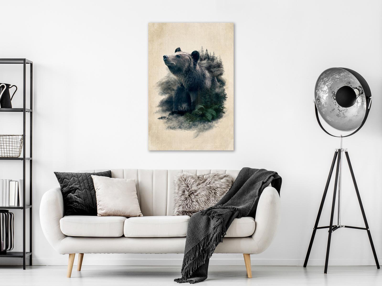 Leinwandbild Bär im Tal – Bear Valley Naturmotiv