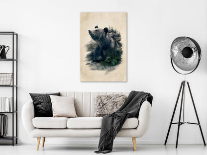 Leinwandbild Bär im Tal – Bear Valley Naturmotiv