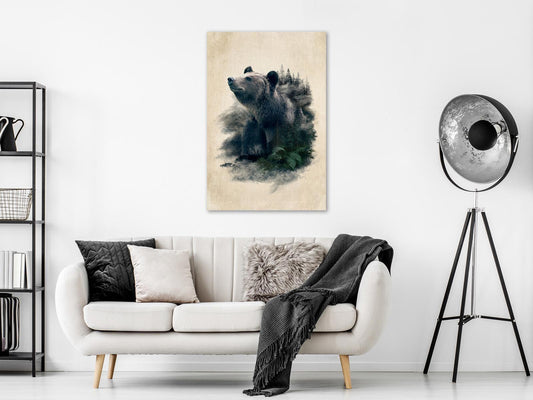 Leinwandbild Bär im Tal – Bear Valley Naturmotiv
