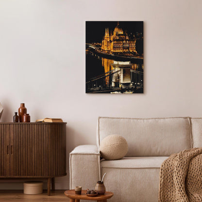 Malen nach Zahlen - Budapest at night