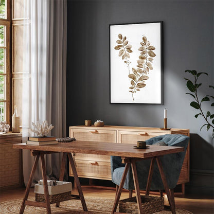 Leinwandbild - August Leaves (1 Part) Vertical