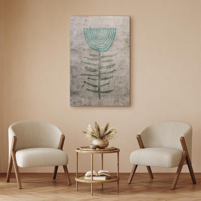 Leinwandbild - Blue Lily (1 Part) Vertical