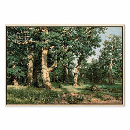 Leinwandbild - Ivan Shishkin – Oak Forest
