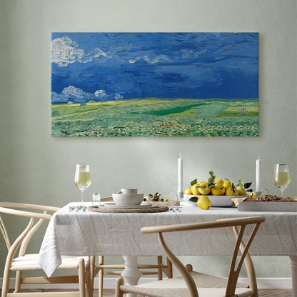 Leinwandbild - Vincent van Gogh – Wheatfield under Thunderclouds