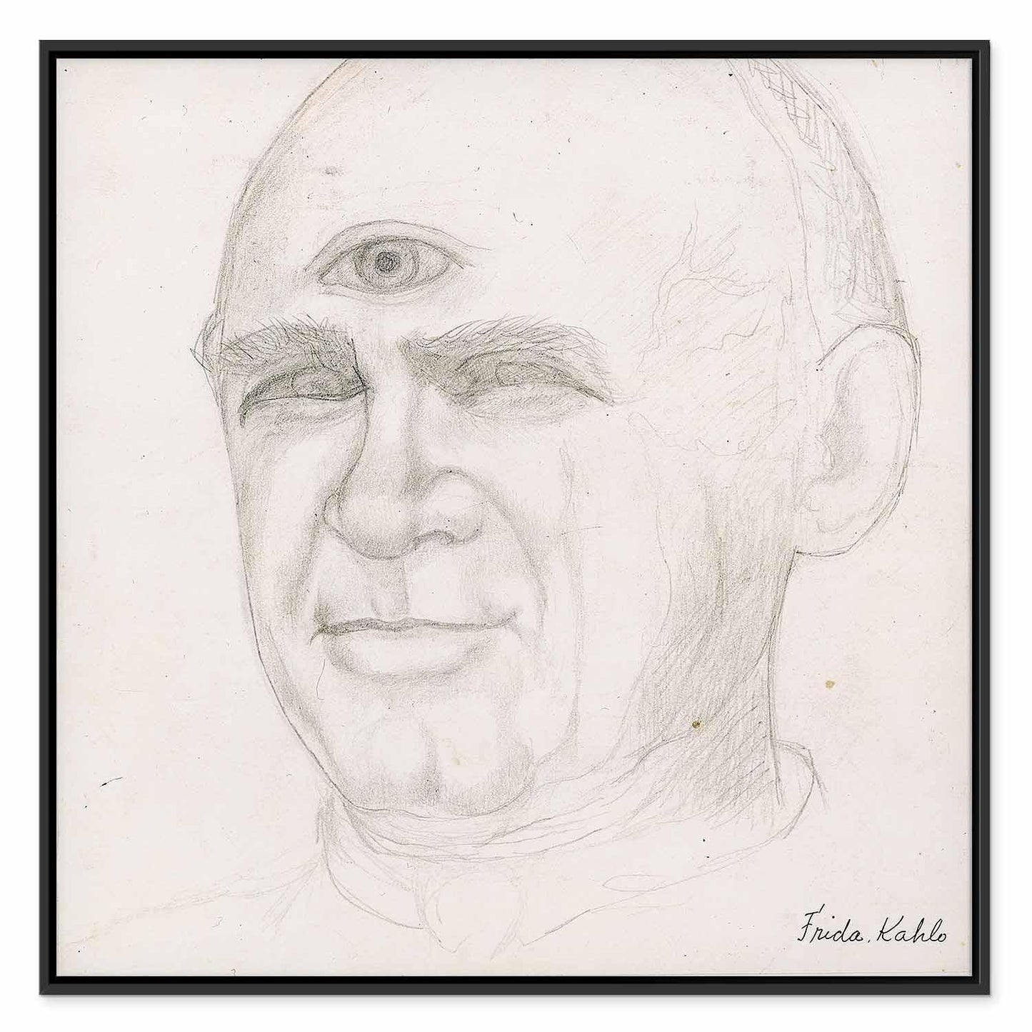 Leinwandbild - Frida Kahlo – Portrait of Nacho Aguirre