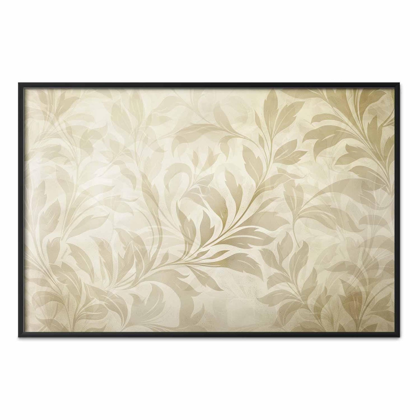 Poster - Sand-colored Leaves and Vines