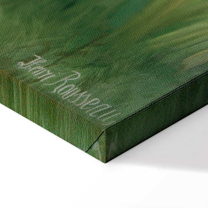 Leinwandbild - Henri Rousseau – Le Lion ayant faim se jette sur l'Antilope