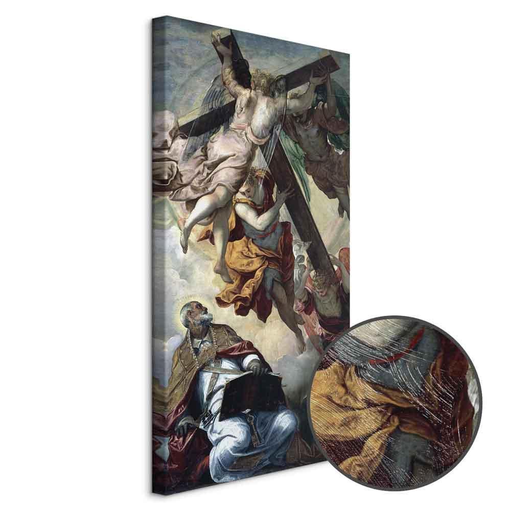 Leinwandbild - Tintoretto – Apparition of the Cross to St Peter