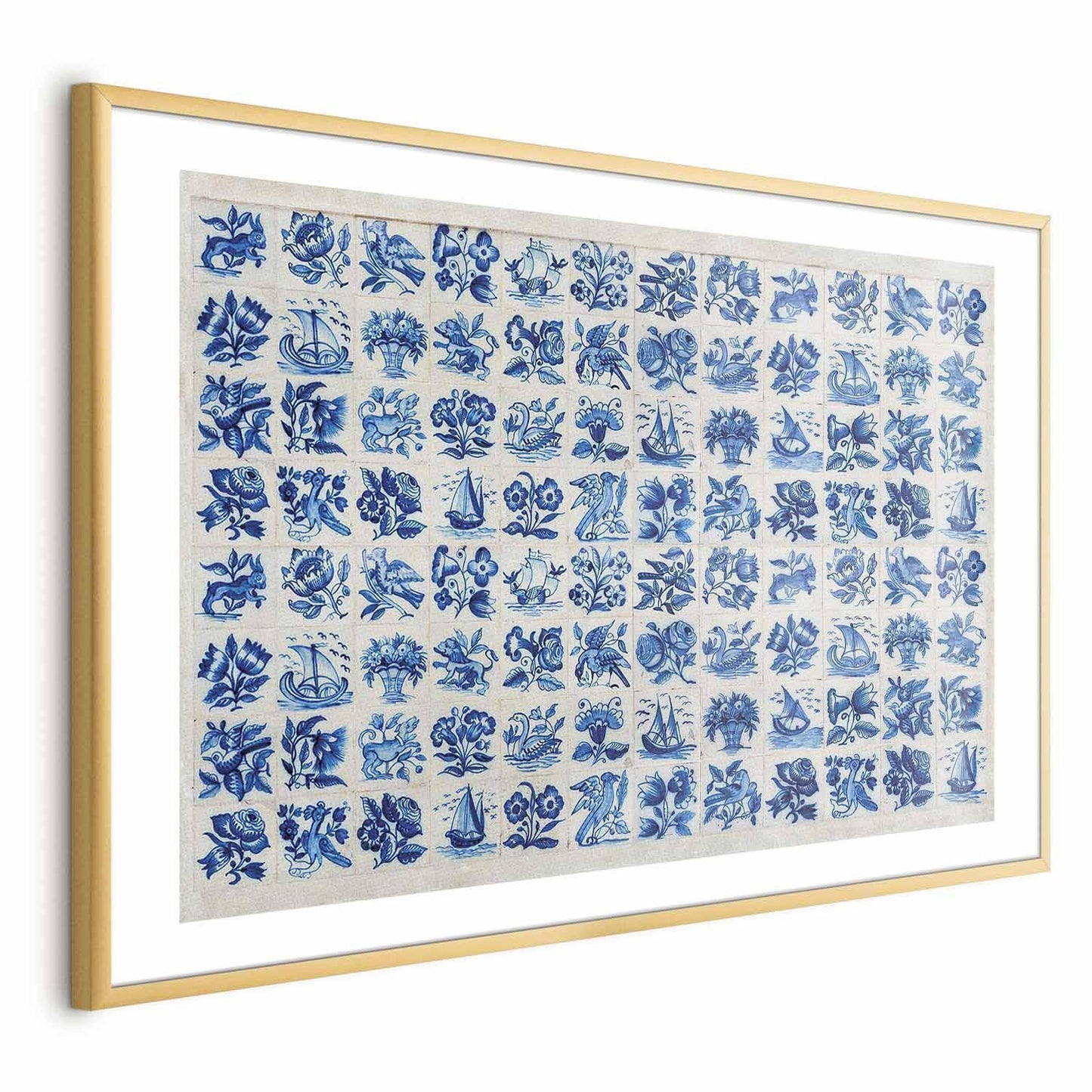 Poster - Azulejos Tiles - traditional Portuguese ceramic tiles