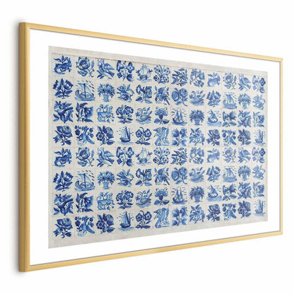 Poster - Azulejos Tiles - traditional Portuguese ceramic tiles