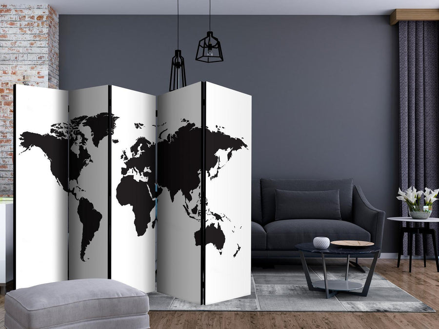 Paravent - Black & White World II Artgeist