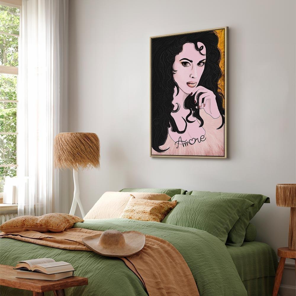 Leinwandbild - Amore Mio (1 Part) Vertical