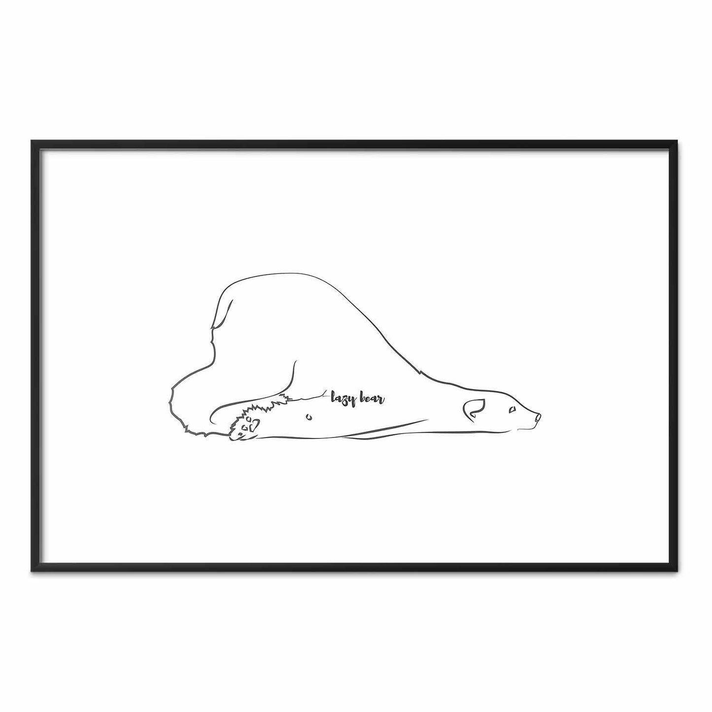 Poster - Lazy Bear