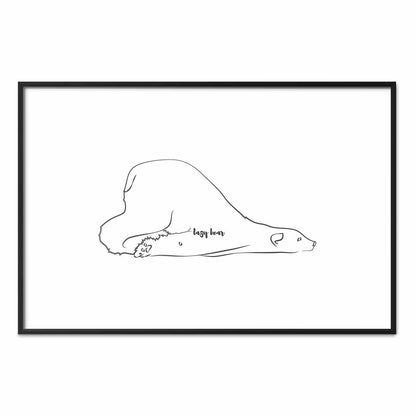 Poster - Lazy Bear