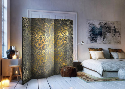 Paravent - Golden Butterfly II Artgeist