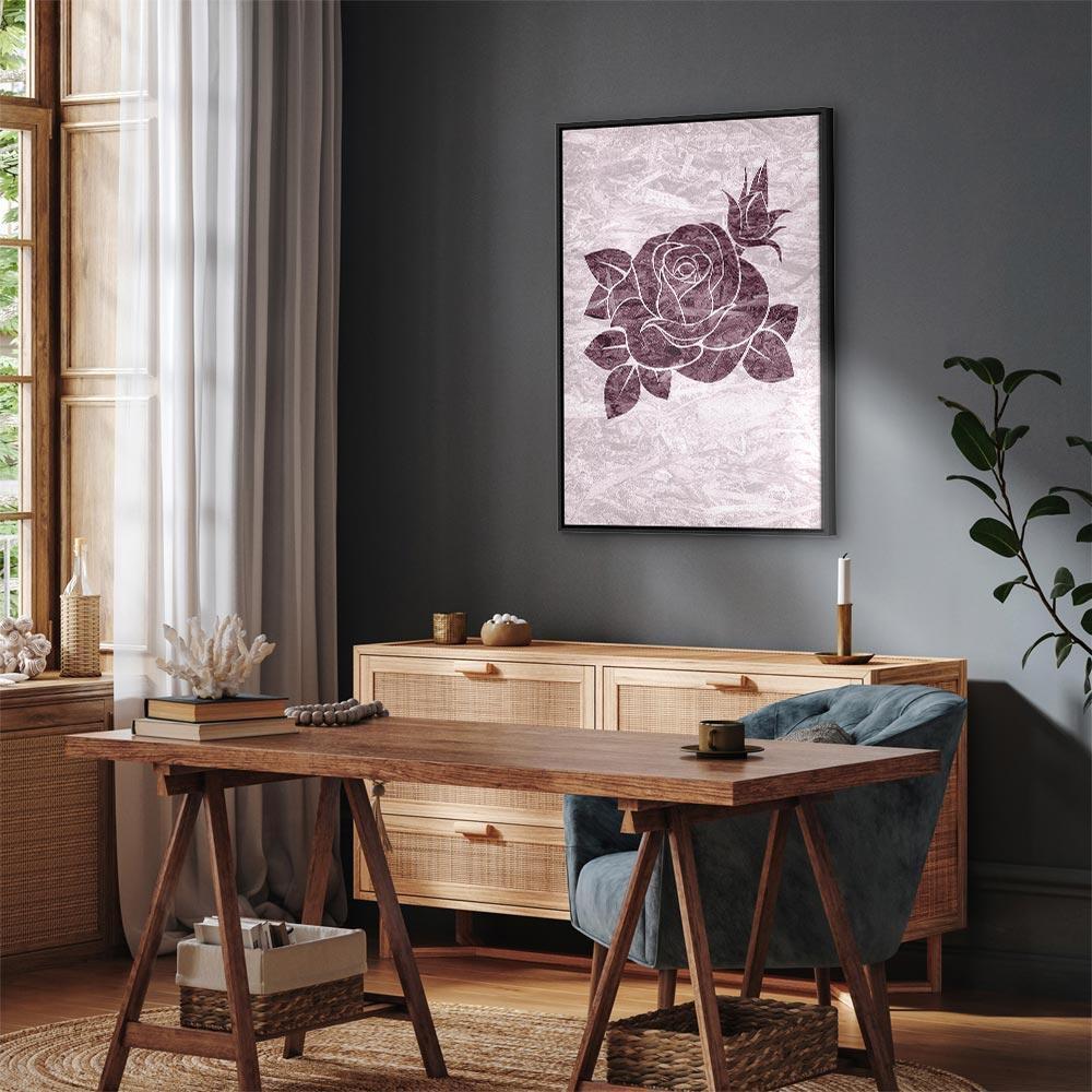 Leinwandbild - Splinters of Love (1 Part) Vertical