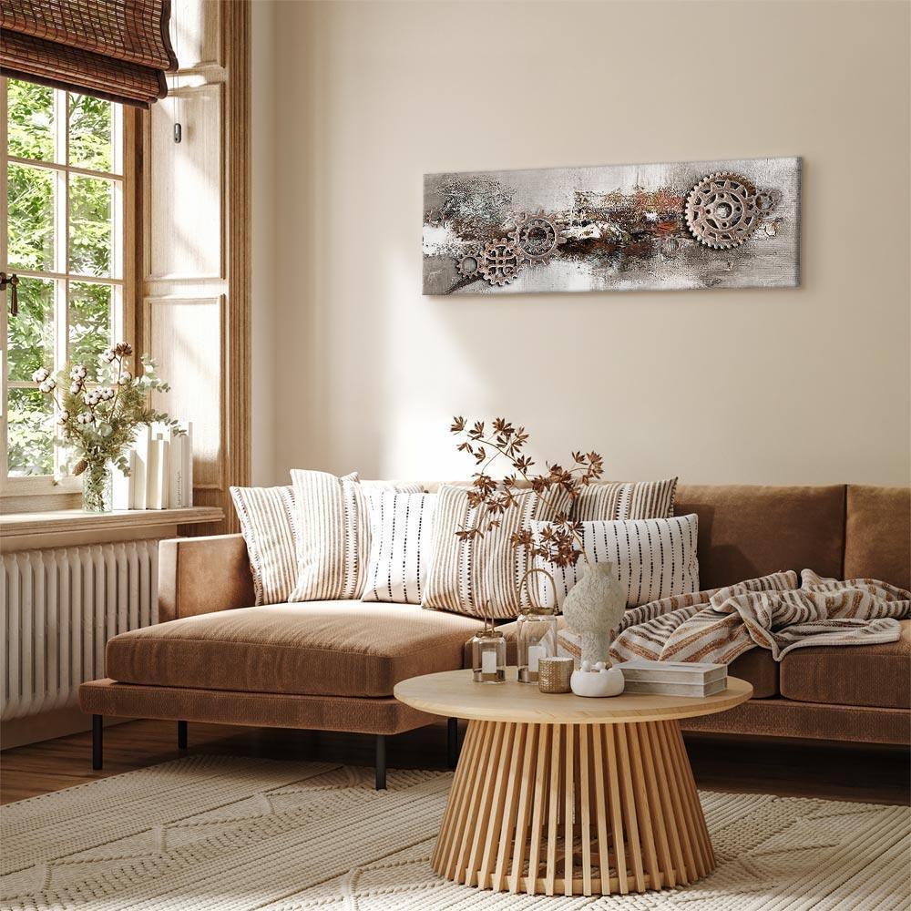 Leinwandbild - Steel Cranks (1 Part) Narrow