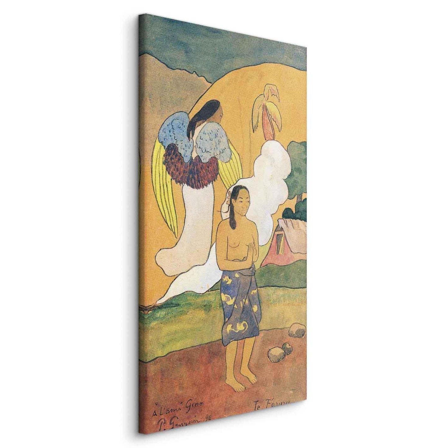 Leinwandbild - Te faruru (Paul Gauguin) Artgeist