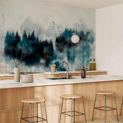 Fototapete - Painted Mountains