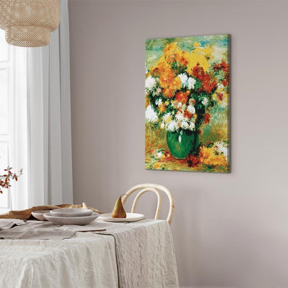 Leinwandbild - Pierre-Auguste Renoir – Chrysanthemums