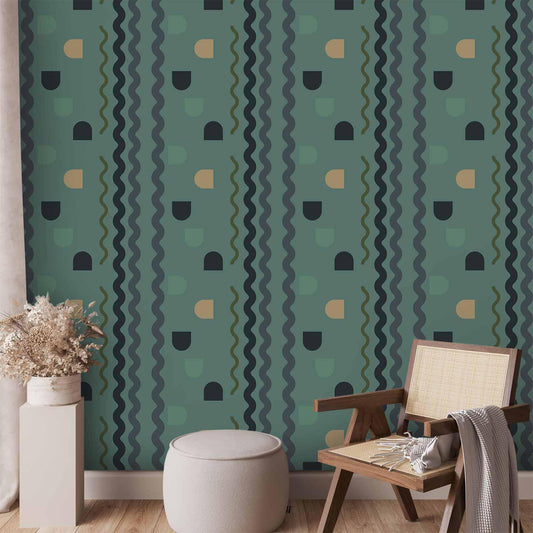 Tapete - Mint Wave Artgeist