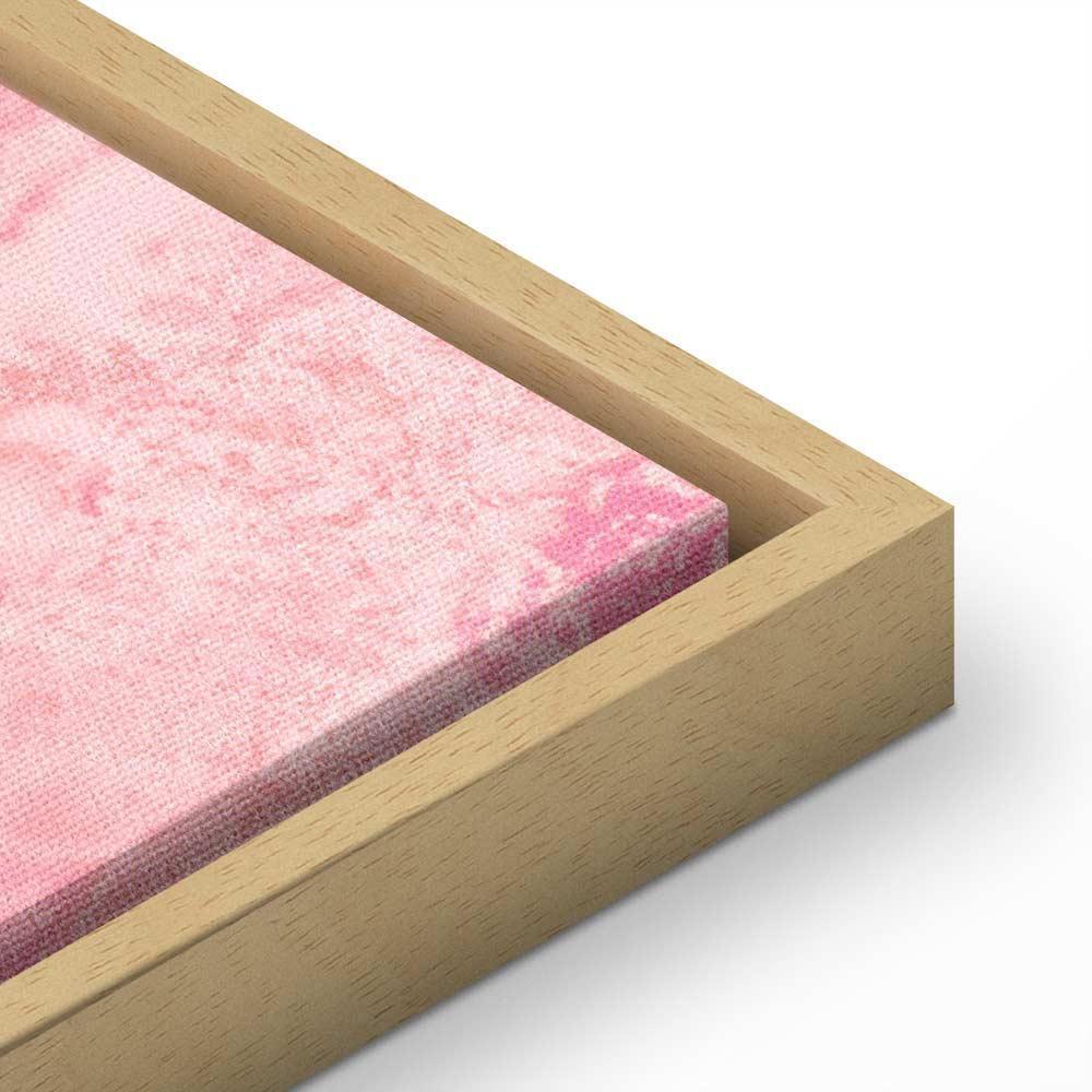 Leinwandbild - Pink Earth, Pink Life (1 Part) Vertical