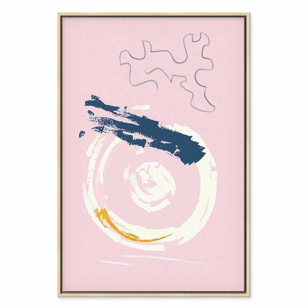 Leinwandbild - Pink Accent (1 Part) Vertical