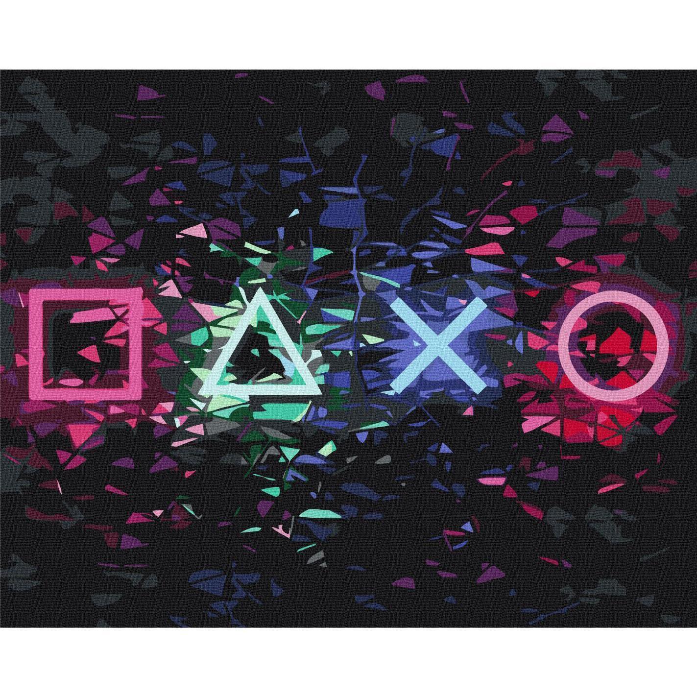 Malen nach Zahlen - Press Start