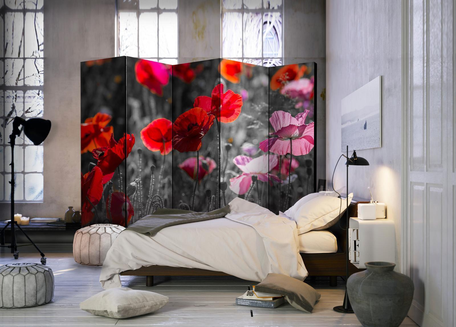 Paravent - Red Poppies II Artgeist
