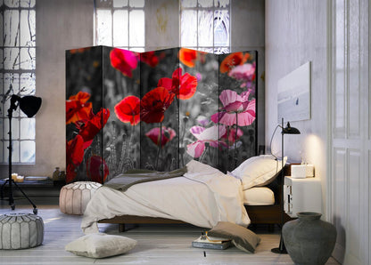 Paravent - Red Poppies II Artgeist
