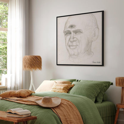 Leinwandbild - Frida Kahlo – Portrait of Nacho Aguirre