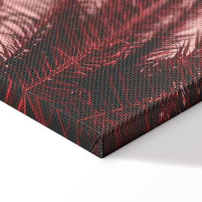 Leinwandbild - Palm Trees at Sunset (1 Part) Vertical