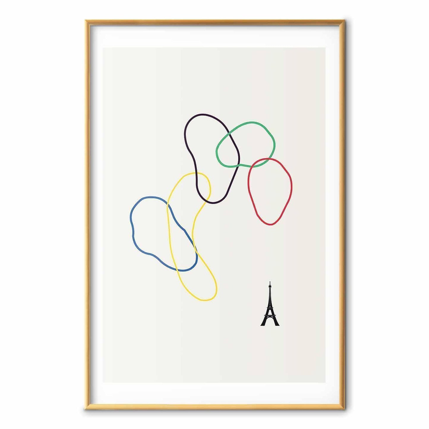 Poster - Colorful Circles - digital graphic - minimalism