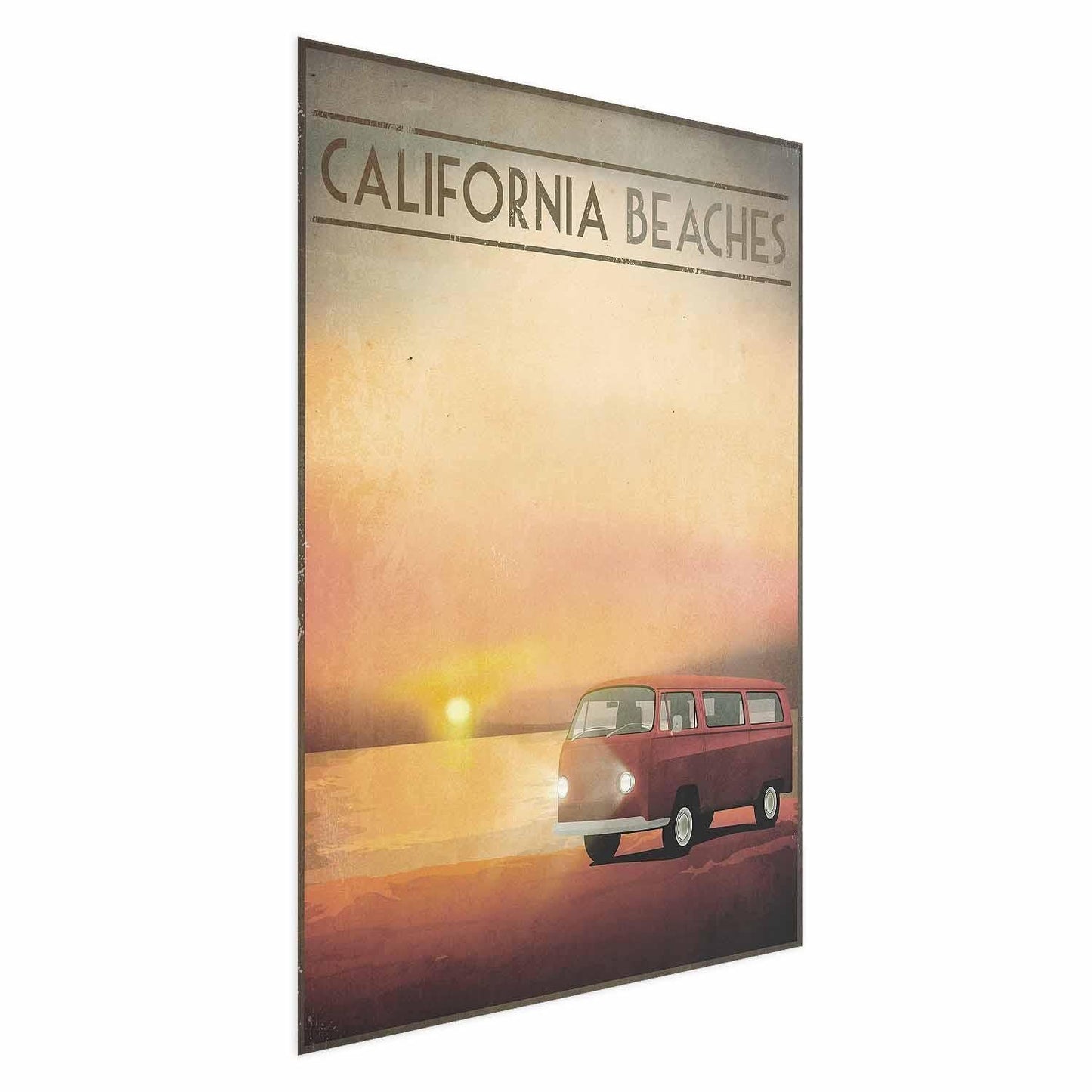 Poster - California Beaches Artgeist