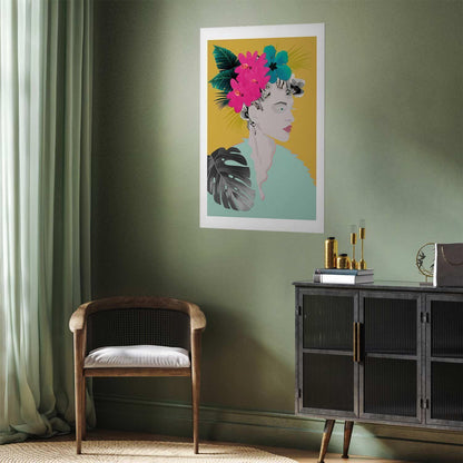 Poster - Flowers in the Hair Artgeist