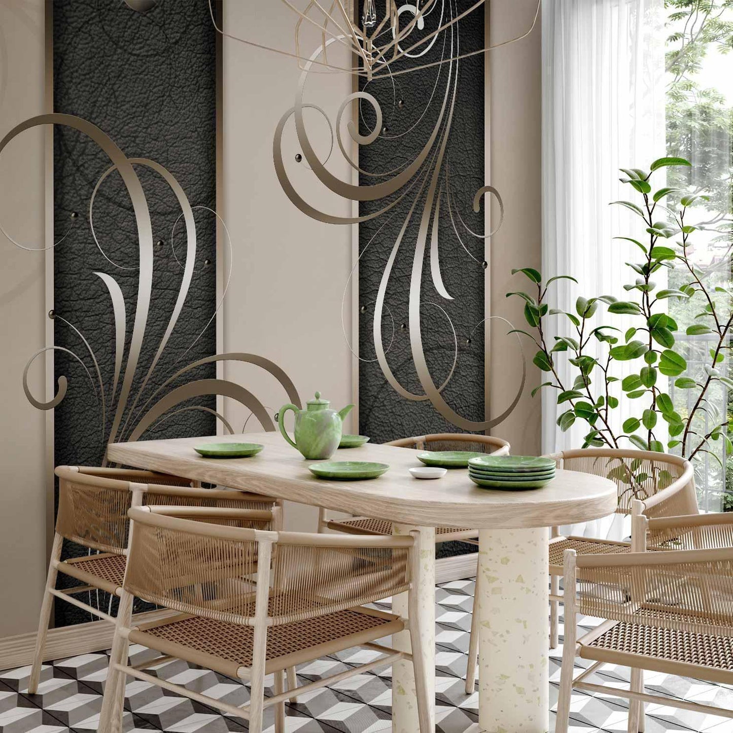 Fototapete - Romantic duet