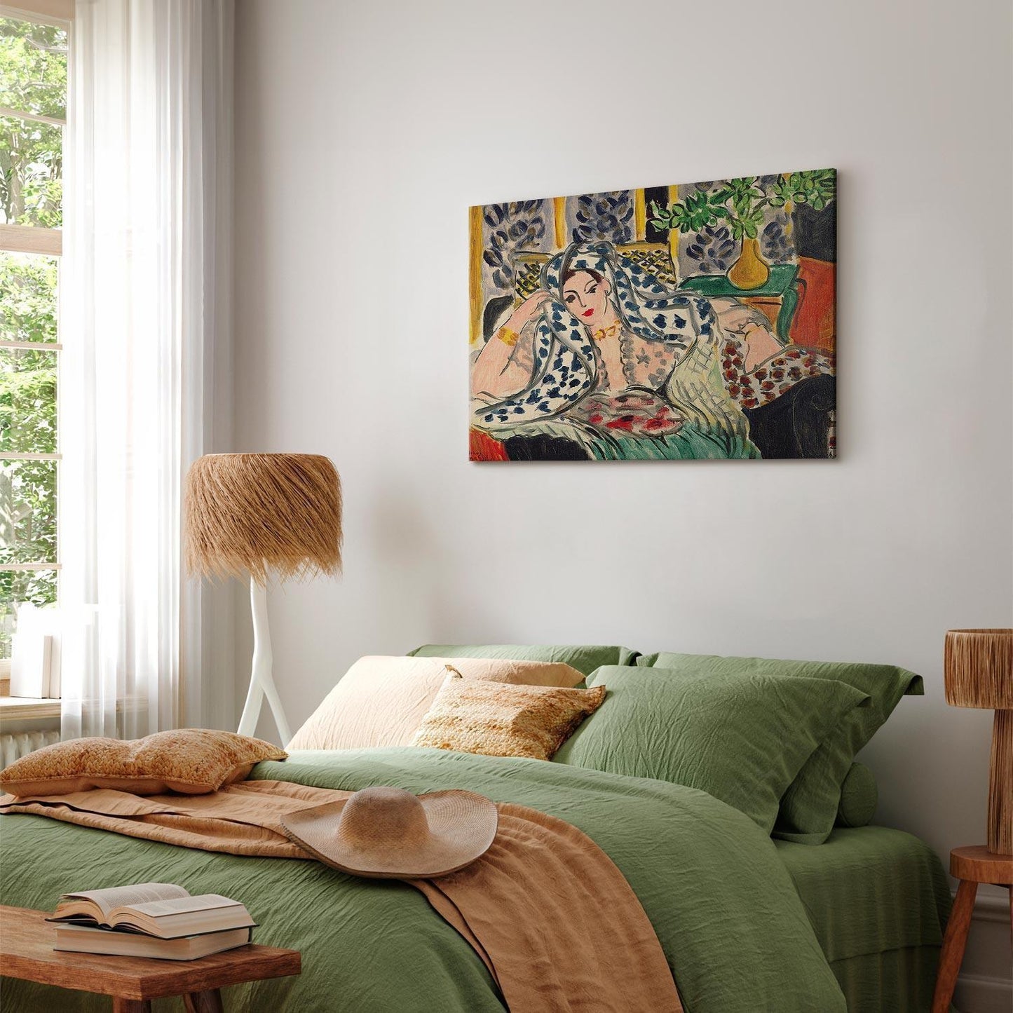 Leinwandbild - Henri Matisse – Odalisque at Fautenuil