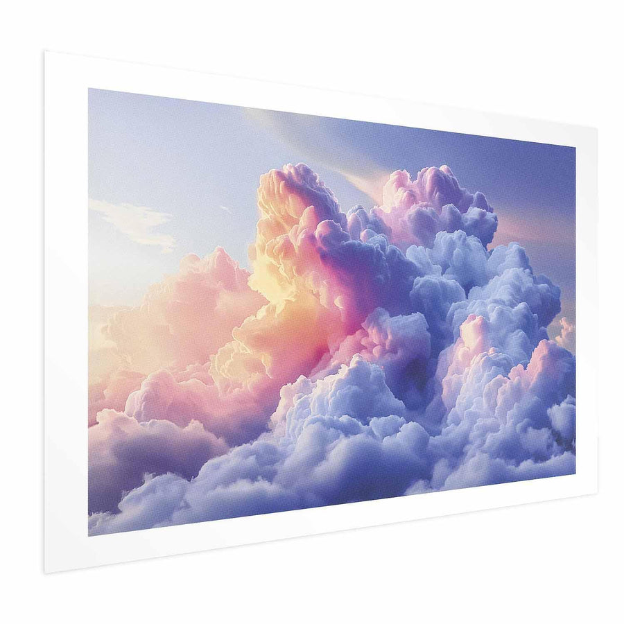 Poster - Clouds Like Painted: Artistic Dawn Brushes Painting the Sky Artgeist