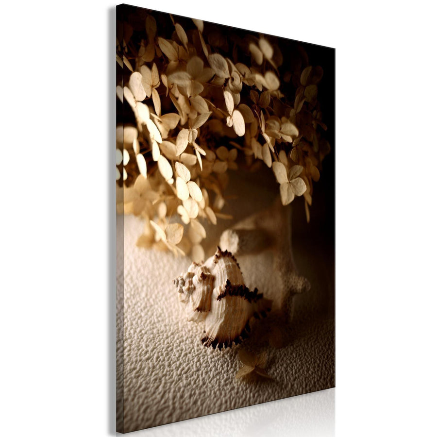 Leinwandbild - Humming Seashell (1 Part) Vertical Artgeist