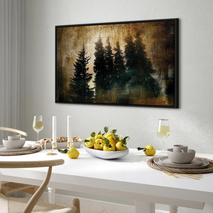 Leinwandbild - Stately Spruces (1 Part) Wide