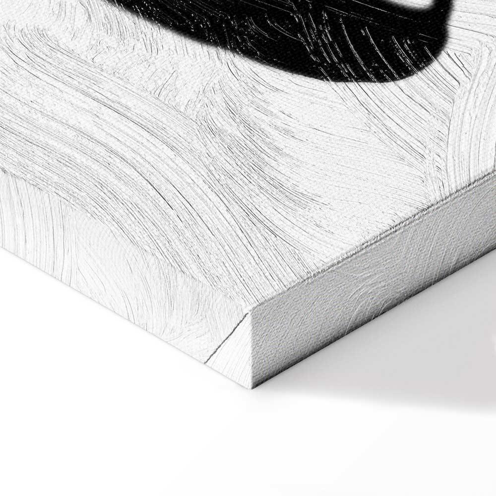 Leinwandbild - Black Love (1 Part) Vertical