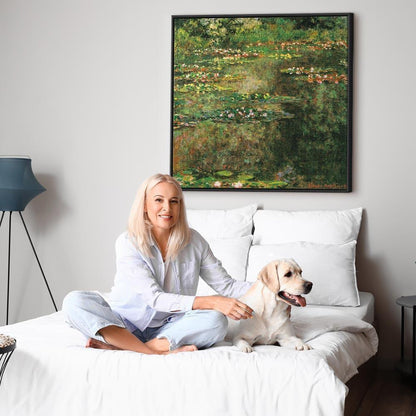 Leinwandbild - Claude Monet – Pond With Water Lilies