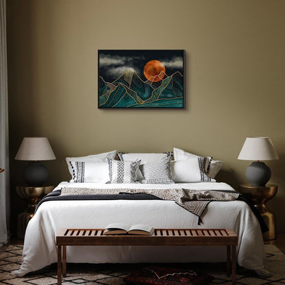 Leinwandbild - Mountain Calm (1 Part) Wide