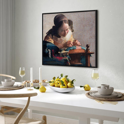 Leinwandbild - Jan Vermeer – The Lacemaker